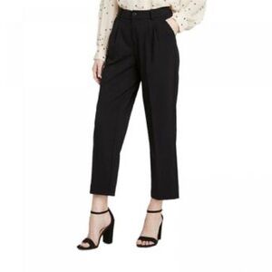 A new day scrunched waist band black pants. Wide leg